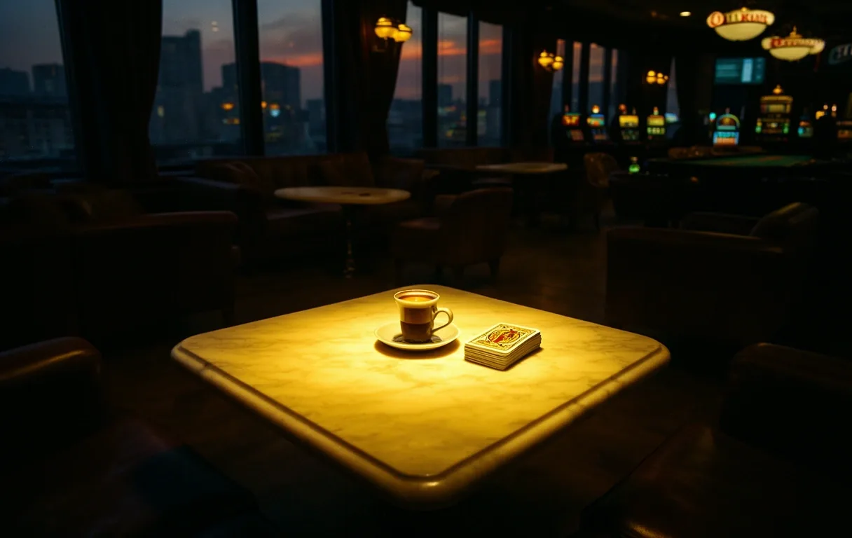 Elvorast Lounge belső tér alkonyatkor